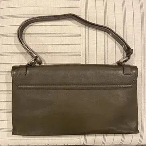 STRENESSE Bags Strenesse Gabriele Strehle Leather Dark Olive